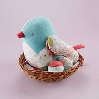 Thumbnail for Bitsy Bluebird Plush Plus Bird with Socks for Baby to Wear - Baby Gift Sets