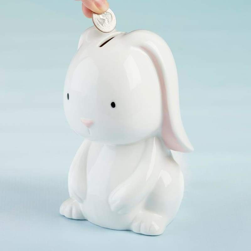 Bunny Porcelain Bank - Piggy Bank