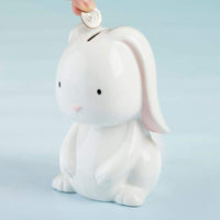 Thumbnail for Bunny Porcelain Bank - Piggy Bank