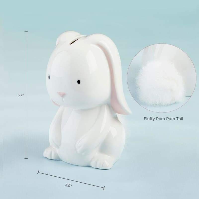 Bunny Porcelain Bank - Piggy Bank