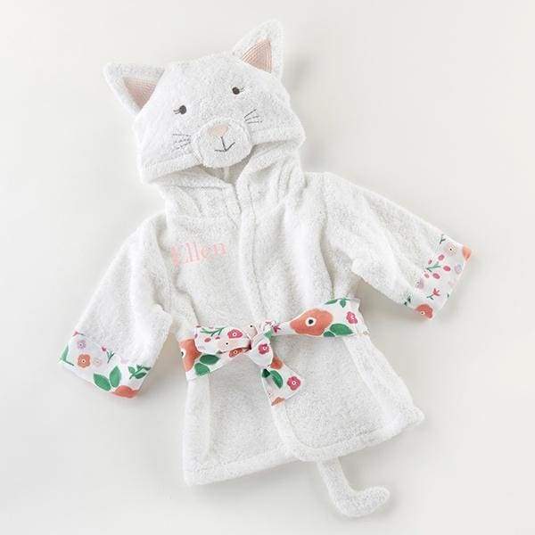 Cat Hooded Robe (Personalization Available) - Robes