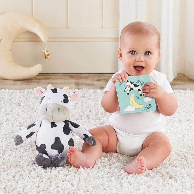 Baby First Year Memory Photo Box Cow Theme Baby Shower Gift Baby