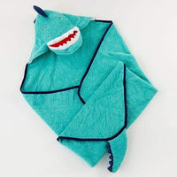 Thumbnail for Dino Baby T-Rex Hooded Towel - Hooded Towels