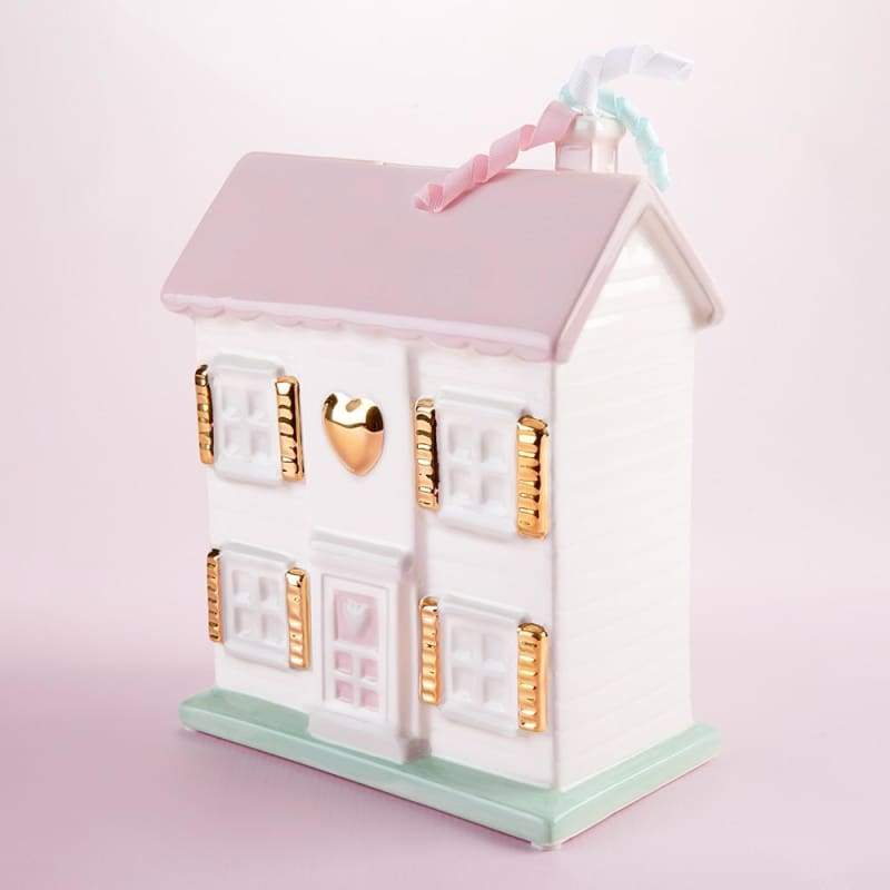 Dollhouse Porcelain Bank - Piggy Bank