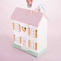 Thumbnail for Dollhouse Porcelain Bank - Piggy Bank