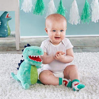 Thumbnail for Doug the Dinosaur Plush Plus Socks for Baby - Baby Gift Sets