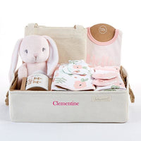 Thumbnail for Fancy Floral 9-Piece Baby Gift Basket (Personalization Available) - Baby Gift Sets
