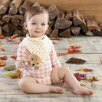 Happy Camper 3 Piece Gift Set (Pink Plaid) - Baby Gift Sets