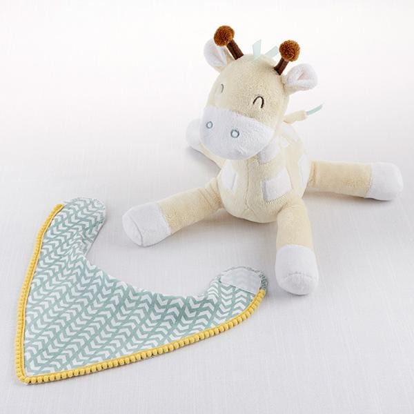 Jamie the Giraffe Plush Plus Bandana Bib for Baby - Baby Gift Sets