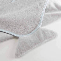 Let the Fin Begin Gray Shark Hooded Towel - Hooded Towels
