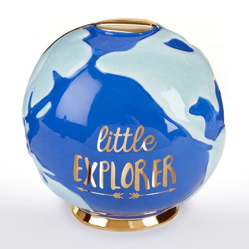 Little Explorer Globe Porcelain Bank - Piggy Bank