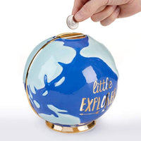Little Explorer Globe Porcelain Bank - Piggy Bank