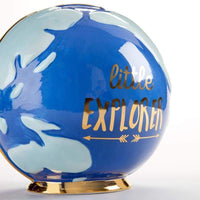 Little Explorer Globe Porcelain Bank - Piggy Bank