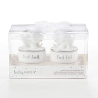 Little Peanut Ceramic Tooth & Curl Keepsake Set - Baby Gift Sets