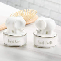 Thumbnail for Little Peanut Ceramic Tooth & Curl Keepsake Set - Baby Gift Sets