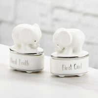 Thumbnail for Little Peanut Ceramic Tooth & Curl Keepsake Set - Baby Gift Sets