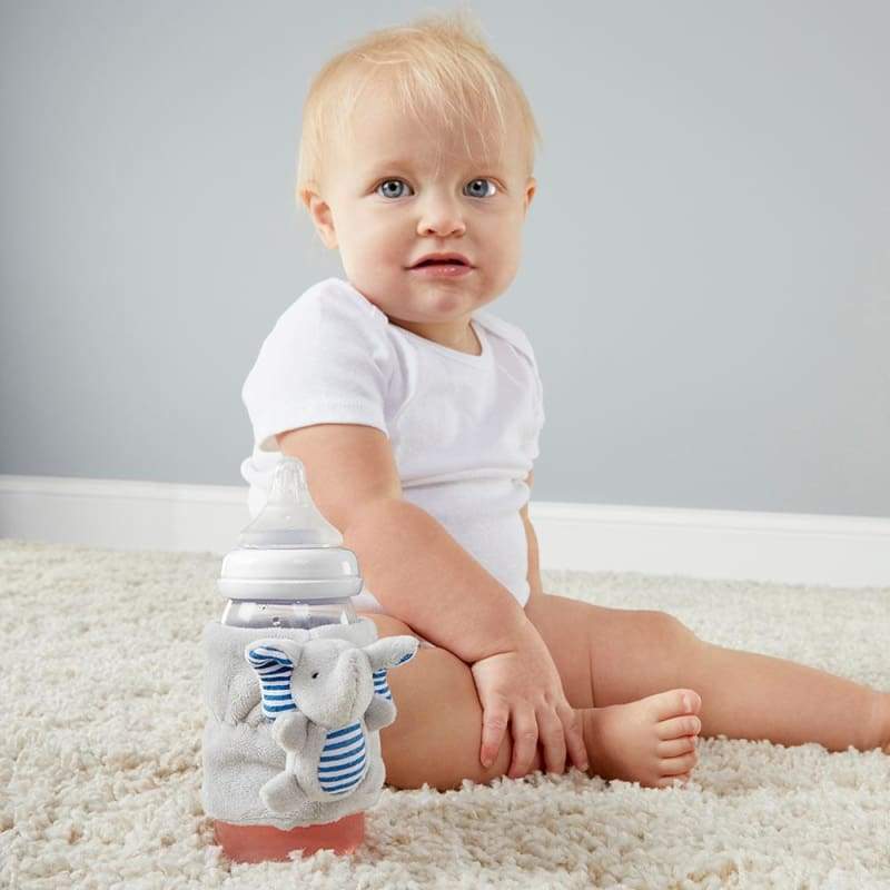 Little Peanut Elephant Bottle Buddy (Blue) - Bottle Buddy