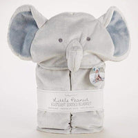 Thumbnail for Little Peanut Elephant Hooded Blanket - Lovies