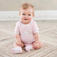 Thumbnail for Little Princess Bodysuit and Socks (Personalization Available) - Baby Gift Sets