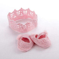 Thumbnail for Little Princess Knit Headband and Booties Gift Set - Baby Gift Sets