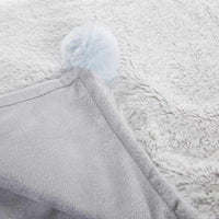 Thumbnail for Luxury Baby Blanket & Rattle Gift Set (Blue) - Baby Gift Sets