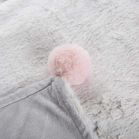 Luxury Baby Blanket & Rattle Gift Set (Pink) - Baby Gift Sets