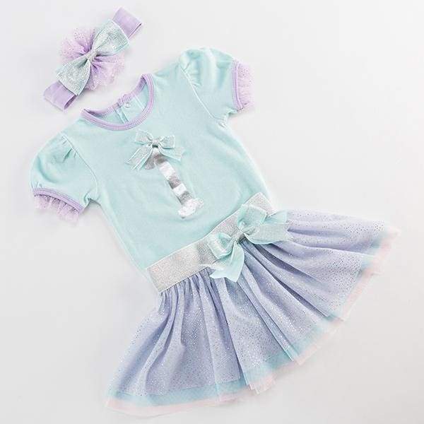 My First Birthday 3-Piece Party Outfit with Tutu (12-18 mos) - Baby Gift Sets