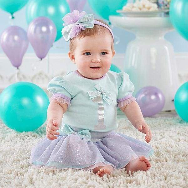 My First Birthday 3-Piece Party Outfit with Tutu (12-18 mos) - Baby Gift Sets