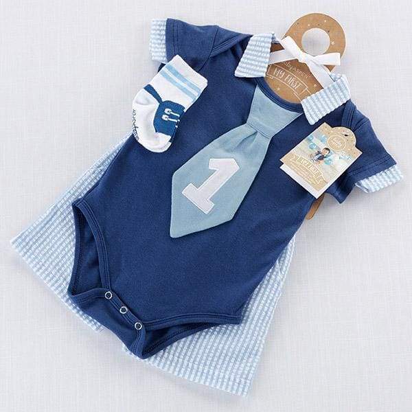 My First Birthday Little Fella Outfit - Boy - Baby Gift Sets