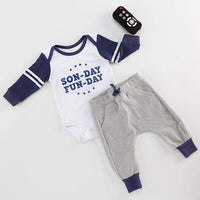 Thumbnail for My First Gameday 2-Piece Outfit with Rattle (0-6 mos) - Baby Gift Sets