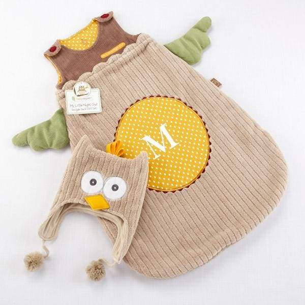 My Little Night Owl Snuggle Sack and Cap (Personalization Available) - Baby Gift Sets