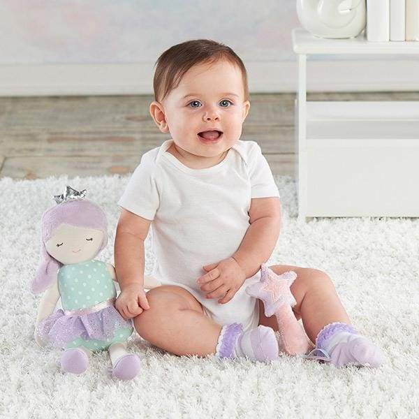 Phoebe the Fairy Princess Plush Plus Rattle and Socks for Baby - Baby Gift Sets