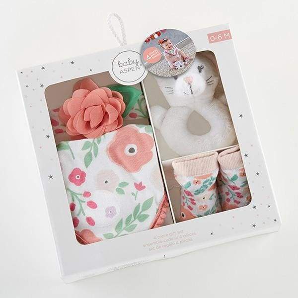 Pretty Posies 4-Piece Gift Set - Baby Gift Sets