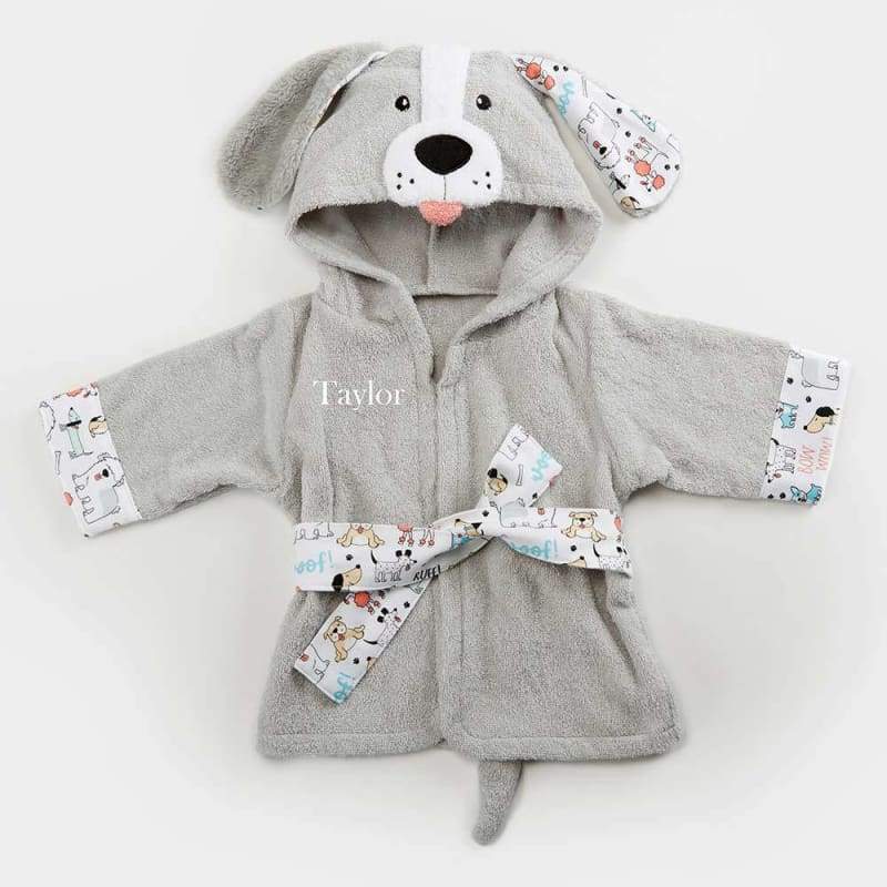 Puppy Hooded Robe (Personalization Available) - Robes