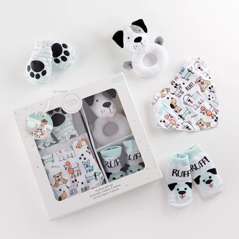 Puppy Love 4-Piece Gift set - Baby Gift Sets