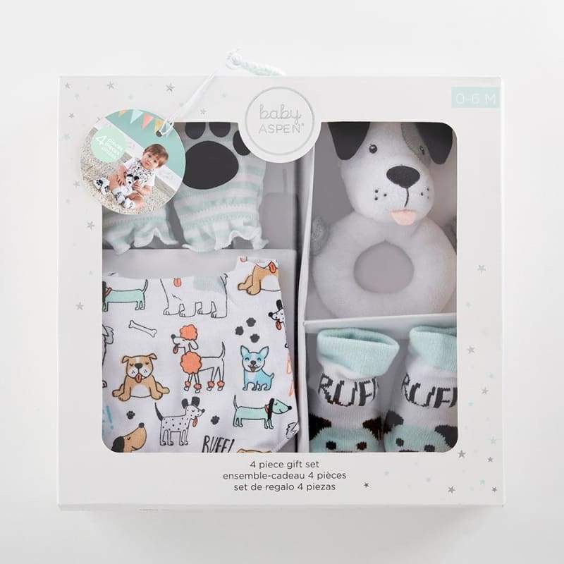 Puppy Love 4-Piece Gift set - Baby Gift Sets