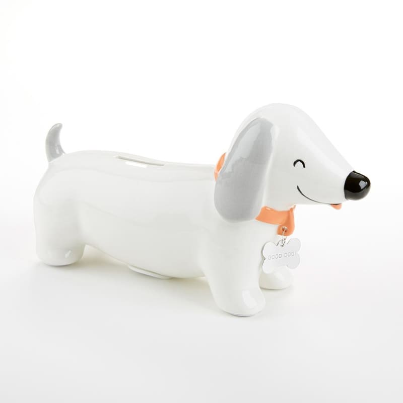 Puppy Porcelain Bank - Piggy Bank