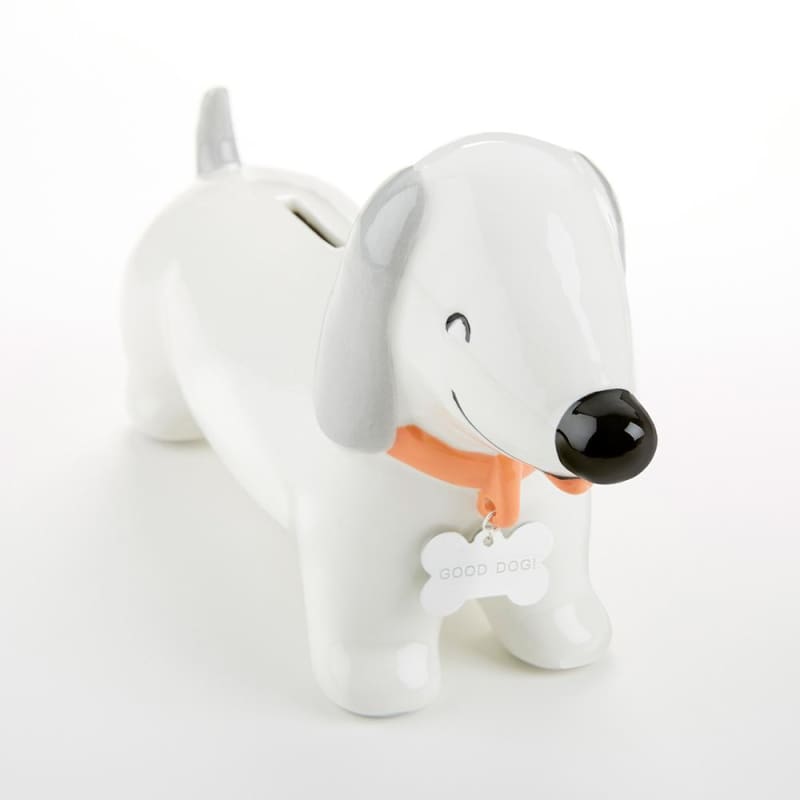 Puppy Porcelain Bank - Piggy Bank