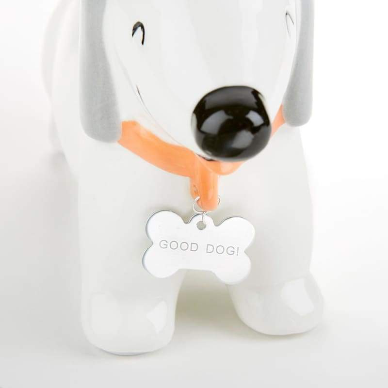 Puppy Porcelain Bank - Piggy Bank