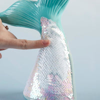 Thumbnail for Reversible Sequin Mermaid Tail Porcelain Bank - Piggy Bank