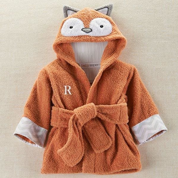 Rub-a-dub Fox in the Tub Hooded Spa Robe (Personalization Available) - Hooded Towels