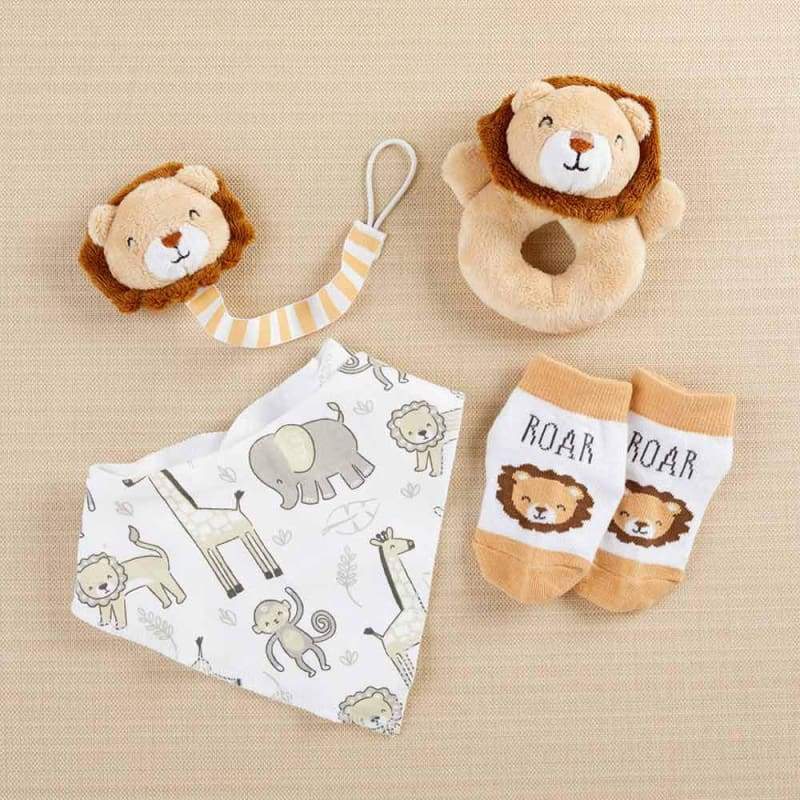 Safari 4-Piece Gift Set - Baby Gift Sets