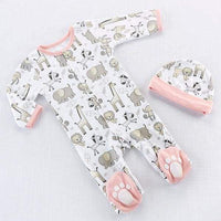 Thumbnail for Safari Pajama Gift Set - Pink - Baby Gift Sets
