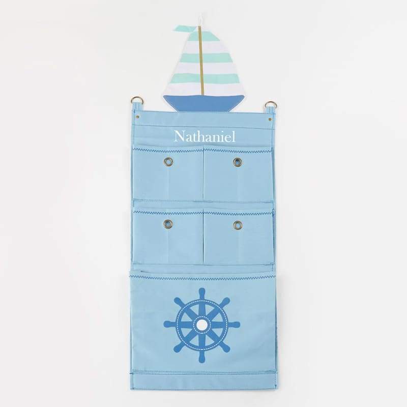 Sailboat Wall Organizer (Personalization Available) - Organizer