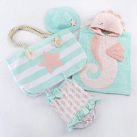 Thumbnail for Seahorse 4-Piece Beach Gift Set with Canvas Tote for Mom - Baby Gift Sets