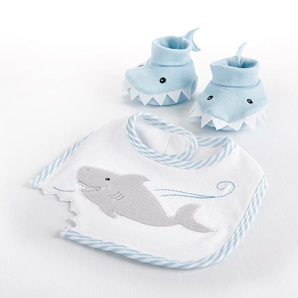 Shark Baby 6-Piece Gift Set Bundle - Blue - Baby Gift Sets