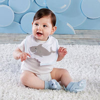 Shark Baby 6-Piece Gift Set Bundle - Blue - Baby Gift Sets