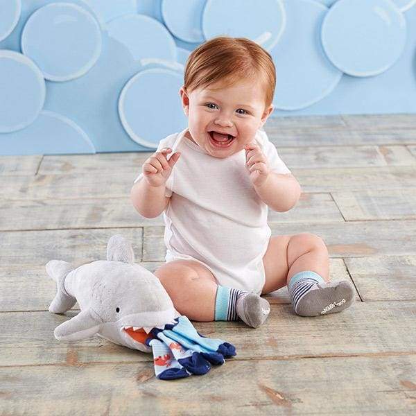 Sherman the Shark Plush Plus Socks for Baby - Baby Gift Sets