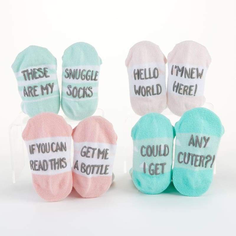 Silly Soles 4-Pair Sock Set - Girl - Baby Gift Sets