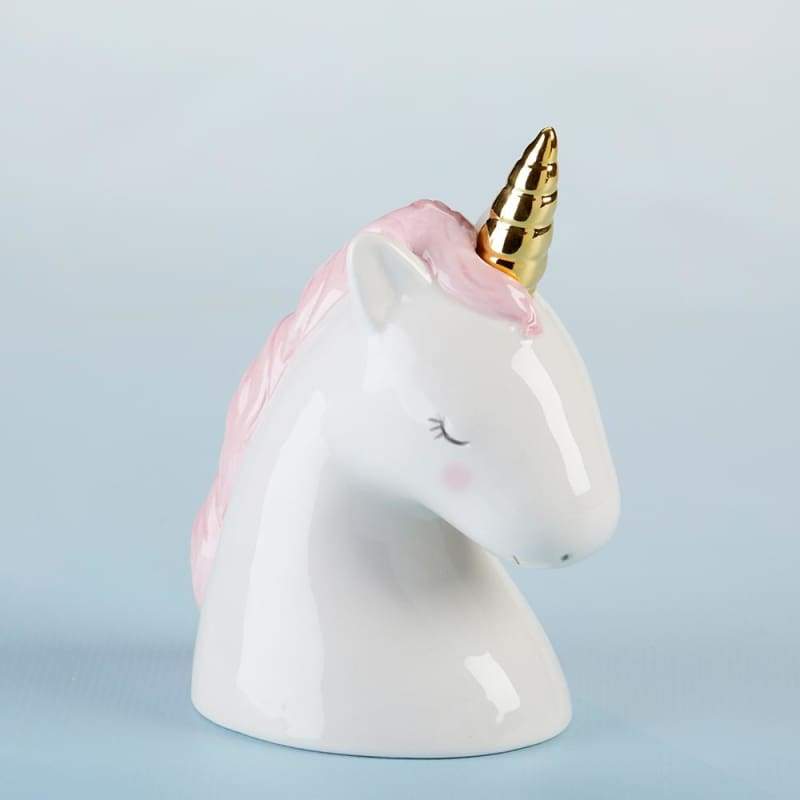 Simply Enchanted Small Unicorn Porcelain Bank - Piggy Bank